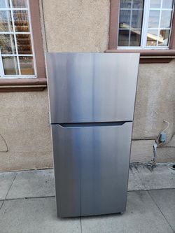 3 MONTHS WARRANTY 30x30x66 INSIGNIA REFRIGERATOR SILVER 18cuft