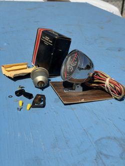 Ammeter oil pressure combo gauge. Vintage NOS
