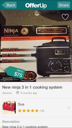 New ninja 3-1 cooking system