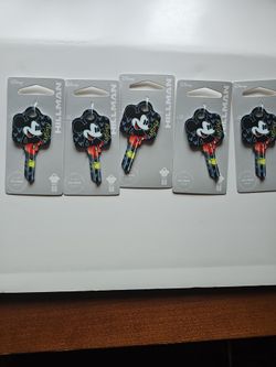 Hillman Disney Mickey Mouse Key Blanks – Set of 5