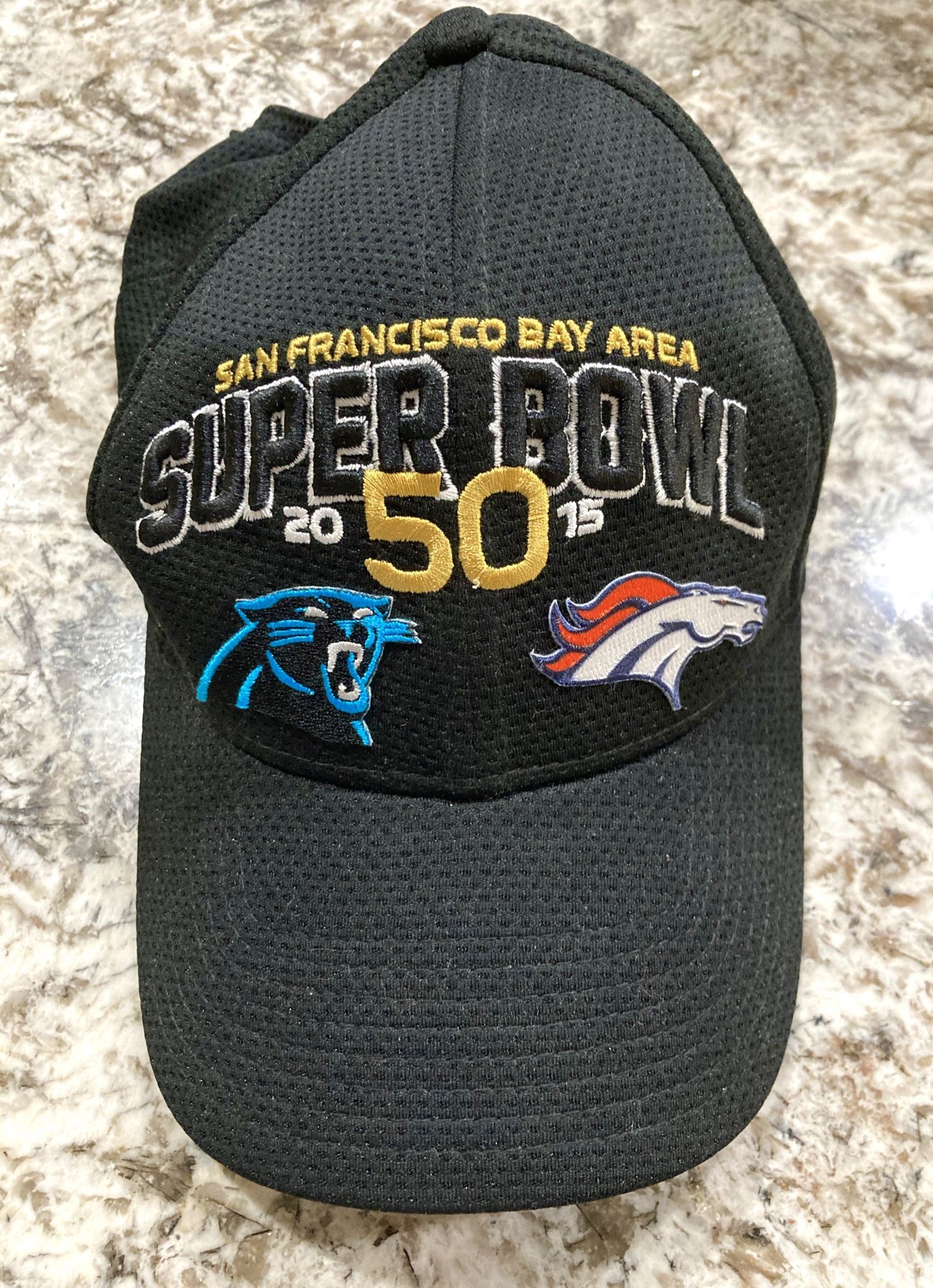 NFL San Francisco Bay Area 2015 Super Bowl 50 Panthers vs. Broncos  - New ERA 9 Forty Adjustable Cap Hat