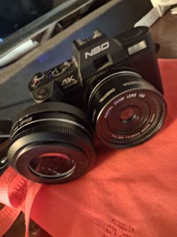 NBD 4K Ultra HD Digital Camera with Dual Lenses