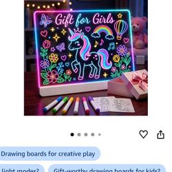 LED Light Up Drawing Board for Kids