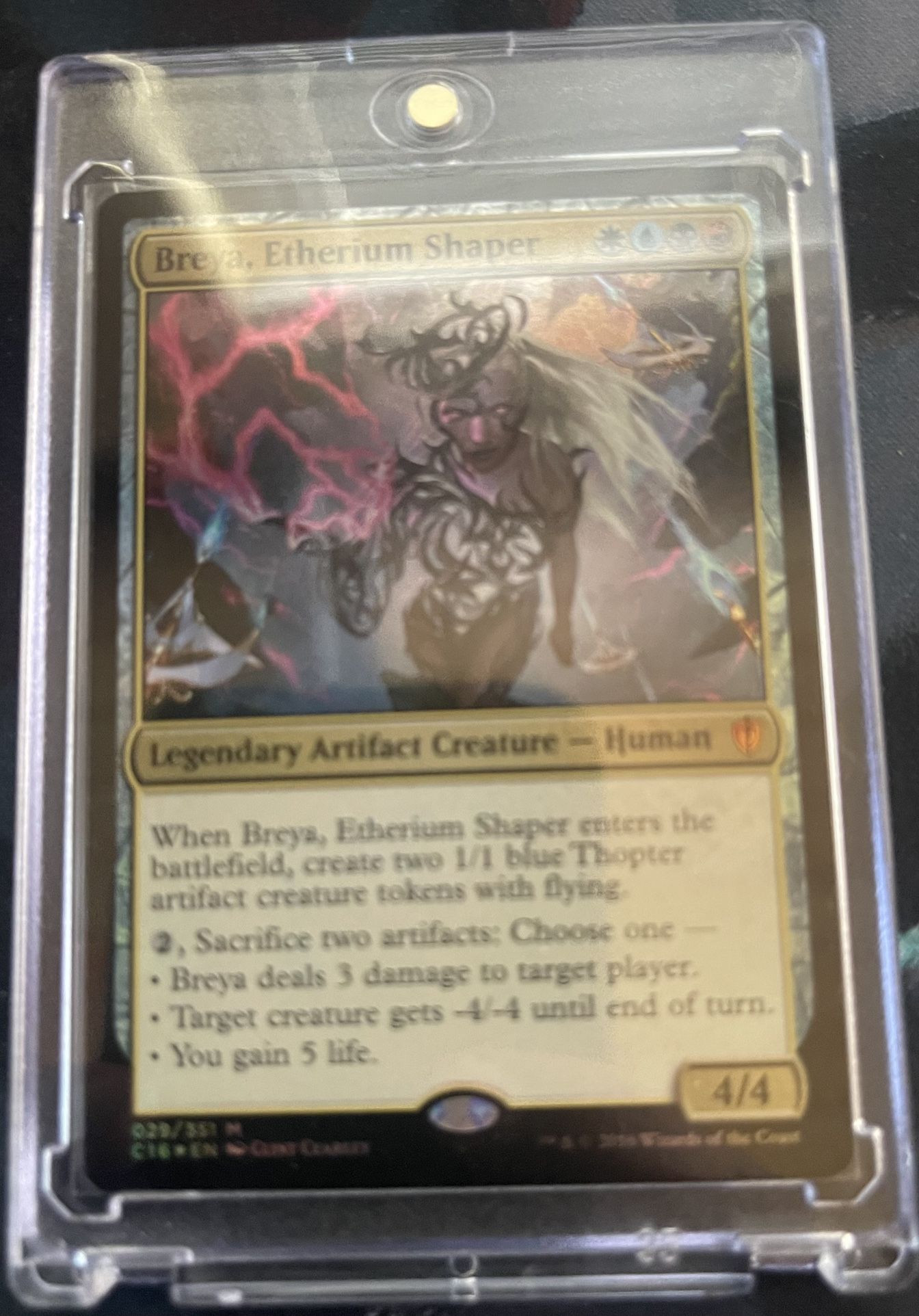 Breya, Etherium Shaper Commander deck EDH Combo Deck With dragon sleeves and deck box