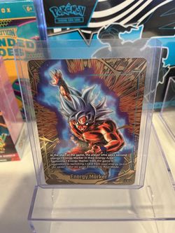 🔥 Dragon Ball Super Ultra Instinct Goku Gold Energy Marker – Trade Only 🔥