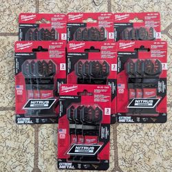 Milwaukee Multi-Tool Blades (NITRUS Carbide, EXTREME Metal)