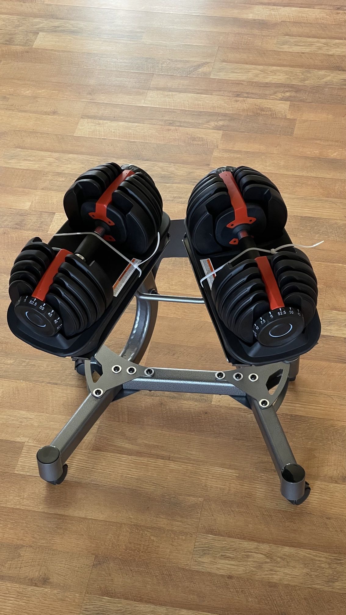 ✓ BRAND NEW Adjustable Dumbbell Rack Stand, works w Bowflex 552