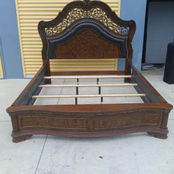 King Size Bed Frame With Box Springs for Sale in Orlando FL OfferUp