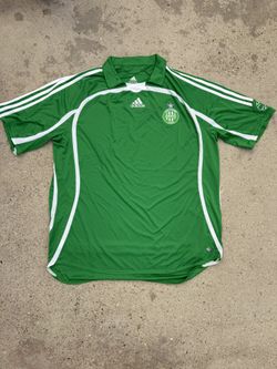 Green and white Adidas Saint-Etienne football shirt size XXL 