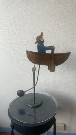 Kinetic Vintage sailor rowing boat balance toy