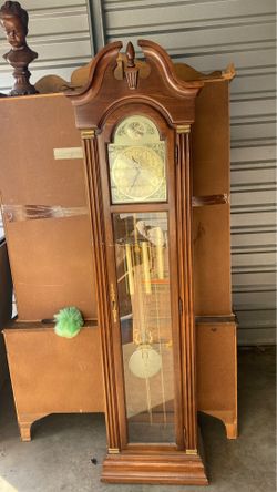 Tempus fugit grandfather clock