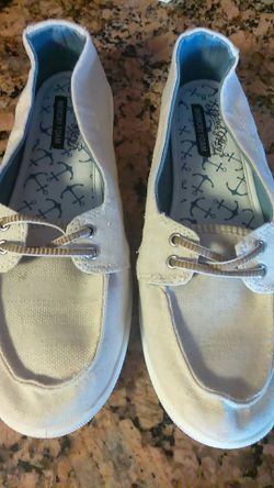 Women's slip on foam boaters