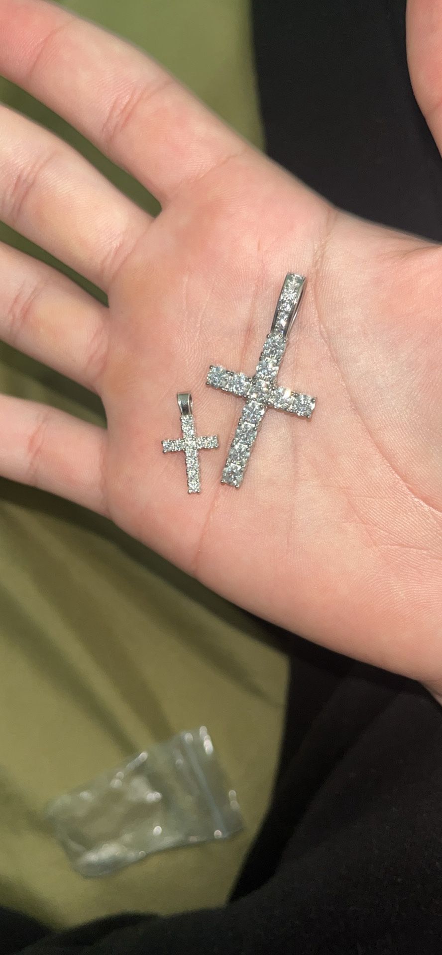 Vvs Moisanite Pendants Tiny And Medium