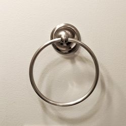 Moen Towel Ring | Bathroom Accessories | Satin Nickel