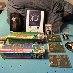 Baseball Cards Olympic Pins 