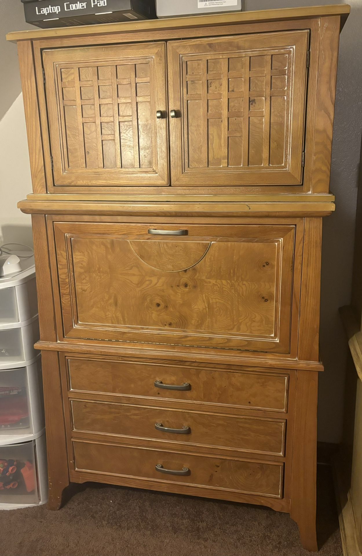 Desk Storage Hutch *Solid Wood*