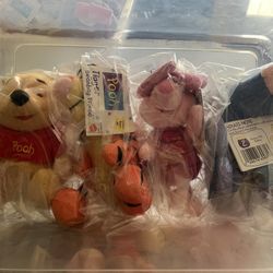 Disney Winnie the Pooh and Friends Beanbag Friends $100