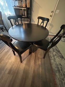 Table and chairs