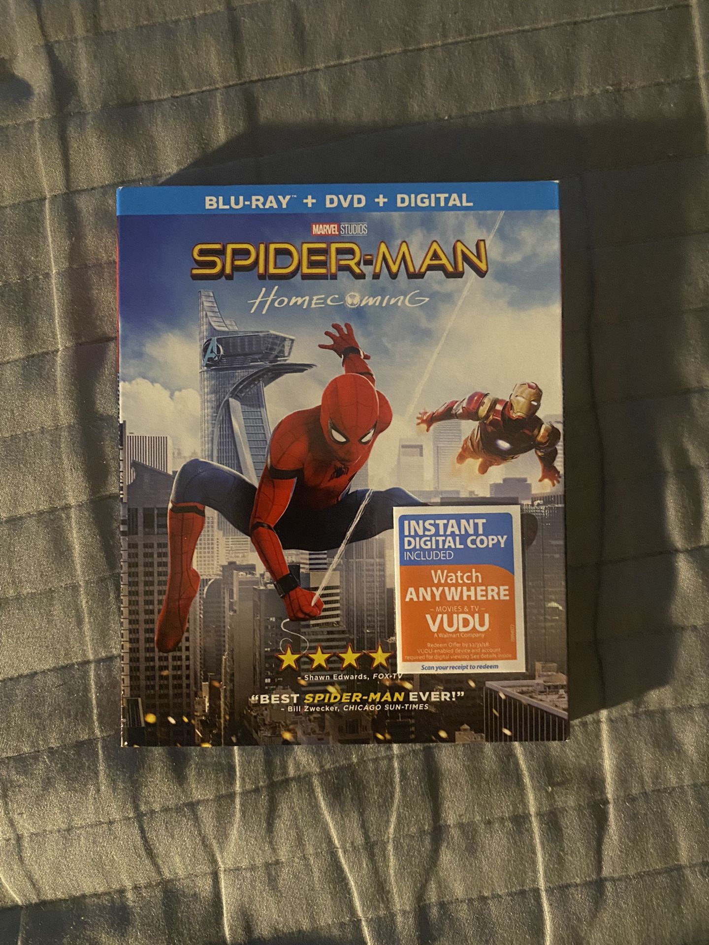 Spider-Man Homecoming Blu-ray