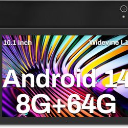 Android Tablet, 10 inch Tablet, 8GB RAM, 64GB ROM(Expand to 1TB). Octa-Core Processor, 5000mAh Battery, Android 14, 1280 * 800 IPS HD, 5MP+8MP Camera,