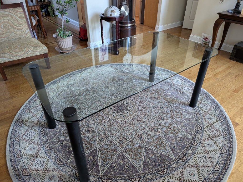 Dania Glass Kitchen Table