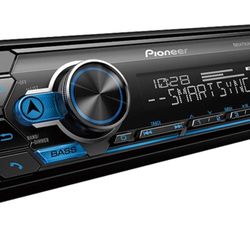 Pioneer MVH-S310BT Single Din Built-In Bluetooth, MIXTRAX, USB, Auxiliary, Pandora, Spotify, iPhone, Android and Smart Sync App Compatibility Car Digi