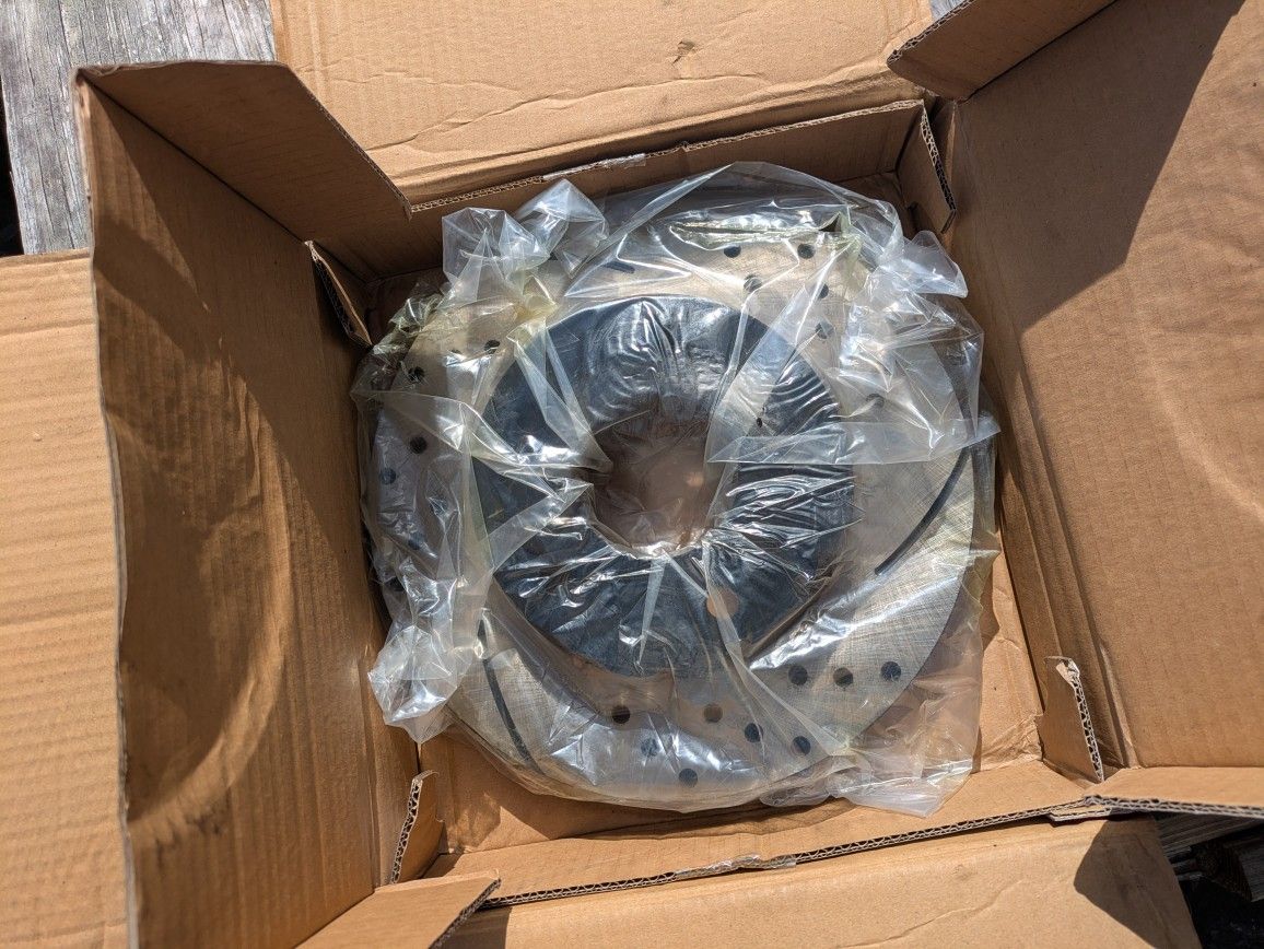 4wd Chevy S10 Drilled And Slotted Brake Rotors