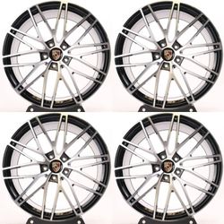 22” Staggered FORGED Porsche Wheels Rims Set of 4 22x10 22x11.5 5x130