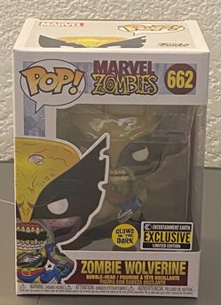 Marvel Zombies Wolverine Funko Pop Glow In The Dark Exclusive