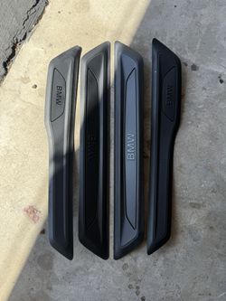2012-2018 BMW F30 328i 320i Door Sill Scuff Plate Trim Set OEM BMW Entrance Panels (4pc)