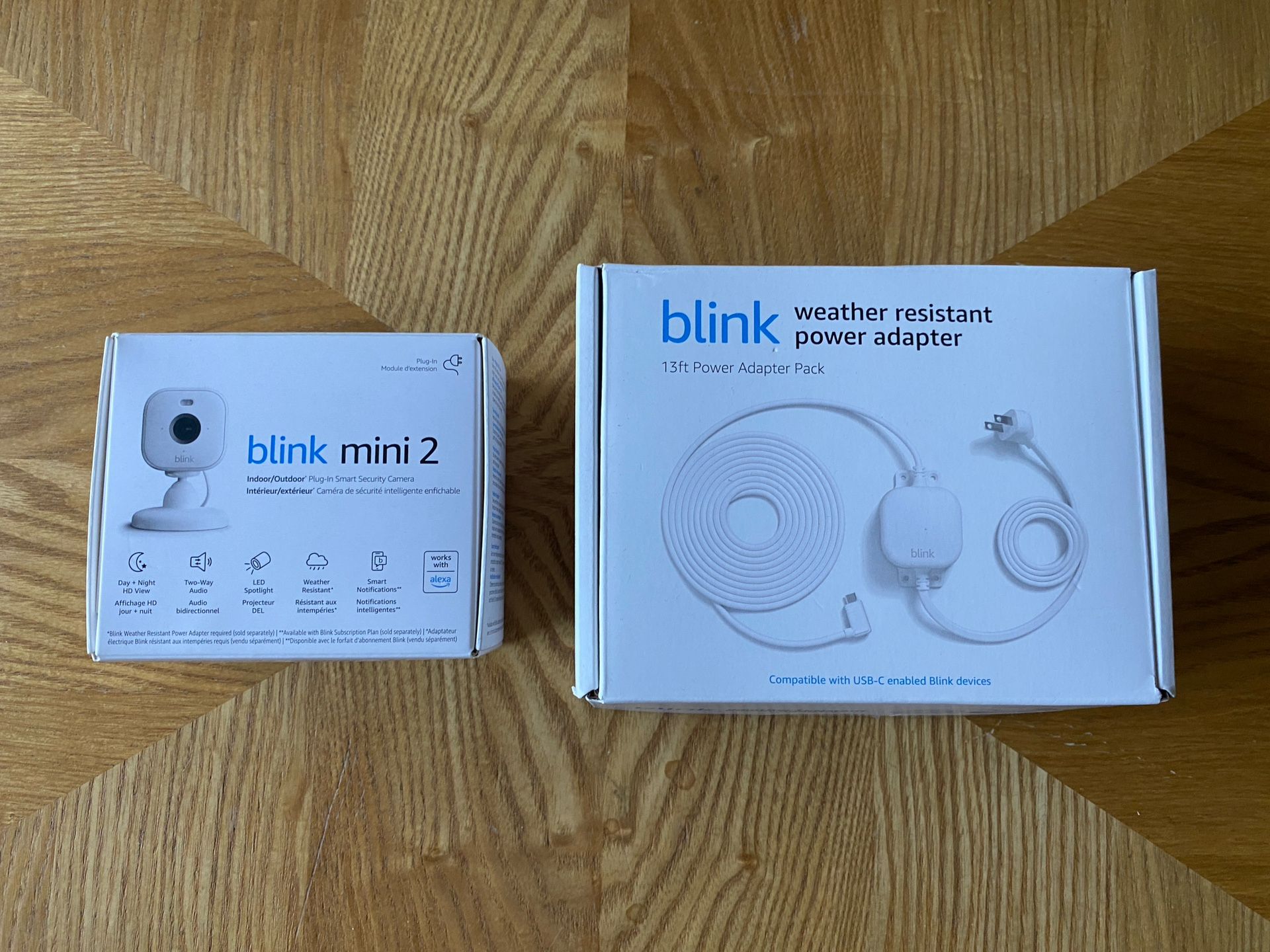 Blink Mini 2 + Blink Weather Resistant 13ft Power Adapter (bundle)