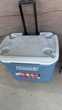 Coleman 60qt Classic Wheeled Cooler — Holds 4 Days of Ice