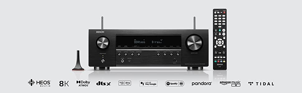 Denon AVR S760H 7.2ch 8K AV Receiver