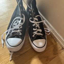 Converse Black High Tops 