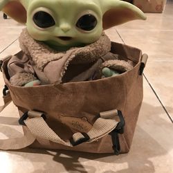 Baby Yoda With Bag
