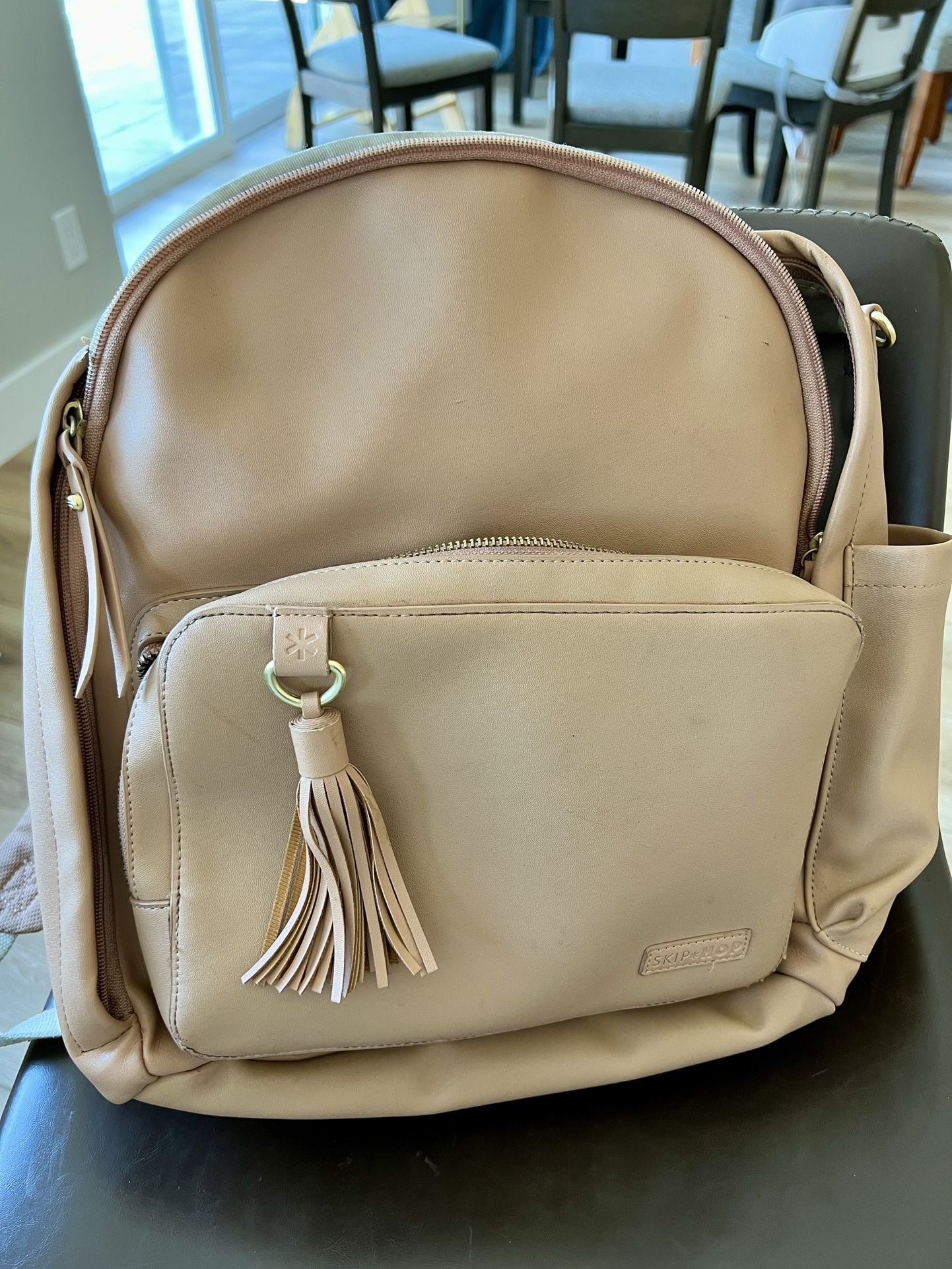 Skip Hop Baby Diaper bag Vegan Leather