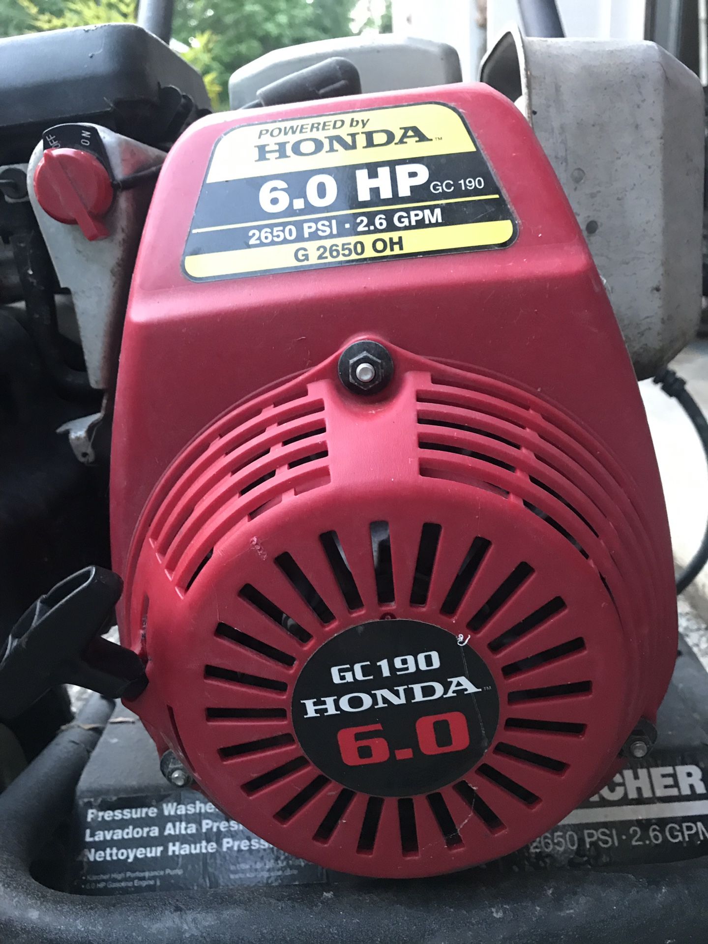 Honda Pressure Washer, 6.0 HP, 2650 psi for Sale in Snohomish, WA OfferUp