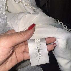 Luxury Wedding Dress Gown – Includes Custom Hand-Stitched Arm Piece