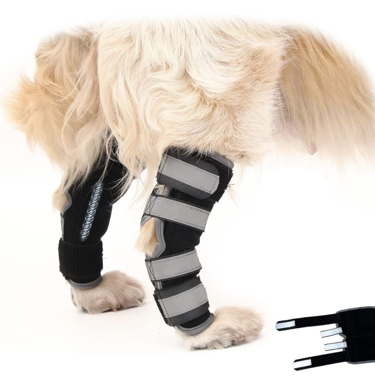 Dog Leg Brace For Rear Hock & Ankle Large