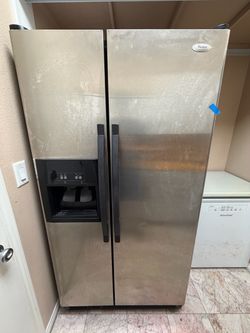 Whirlpool Stainless Steel Side-by-Side Refrigerator – Ice & Water