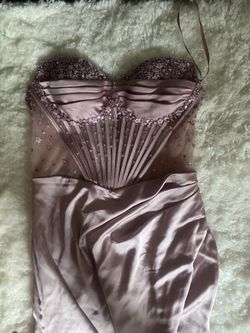 Ladivine Pink Flower Luxury dress