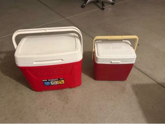 IGLOO ice cooler And Small THERMOS ice cooler