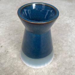 🏺 Reactive Navy Vase Set – 2 Matching Vases