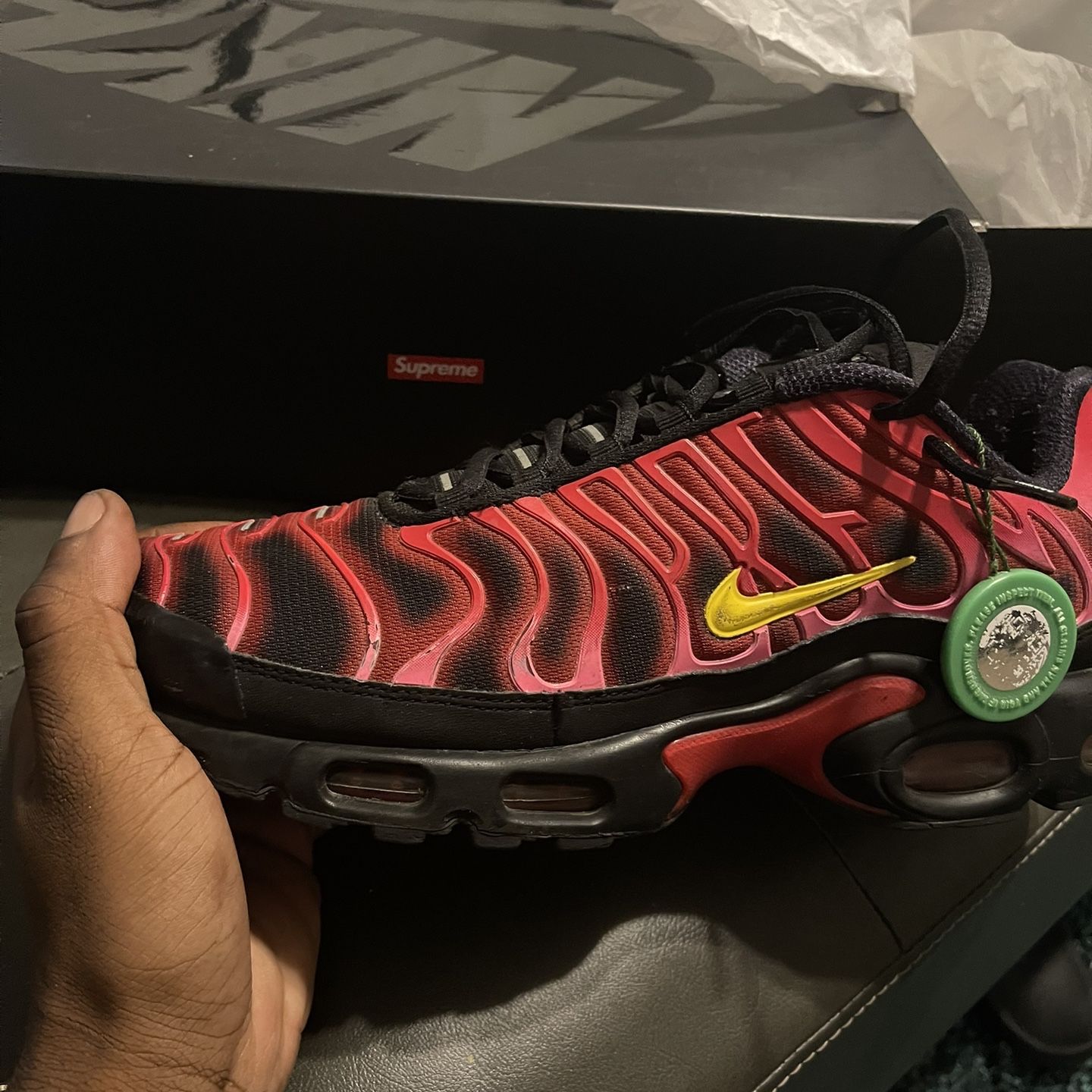 Nike Air Max Plus “TN” Supreme - Black/Red for Sale in Houston, TX 