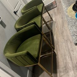  Counter Height Bar Stools Set of 3,  