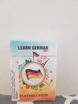 LEARN GERMAN PLAYING CARDS