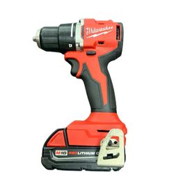 Milwaukee 3601-20 M18 18V Li-Ion Brushless Cordless 1/2 in. Compact Drill/Driver With Battery