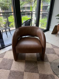 Brown Accent Chair
