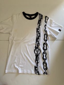 Louis Vuitton white chain print shirts