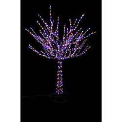 8 ft Pre-Lit Bare Branch Tree with Multicolor Lights